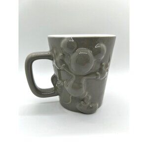 Mickey Mouse 3D Coffe Cup Coffee Mug Disney Store Grey 15 oz